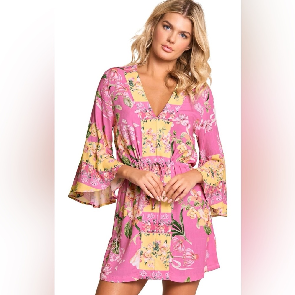 Maaji Pink Floral Mini Dress